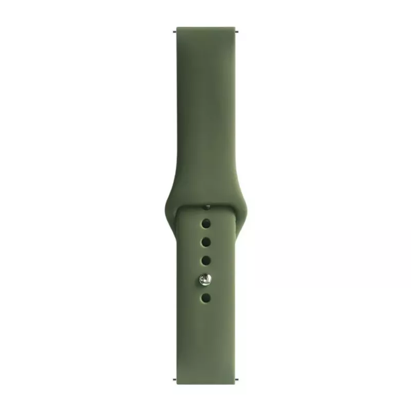 Evelatus 20mm Silicone Loop Watch Strap (S/M 110mm) oliva
