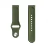 Evelatus 20mm Silicone Loop Watch Strap (S/M 110mm) oliva