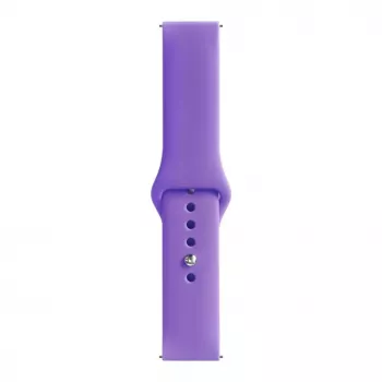 Evelatus 22mm Silicone Loop Watch Strap (S/M 110mm) morado intenso