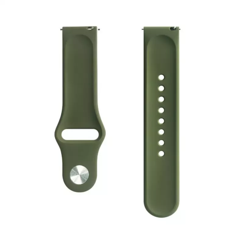 Evelatus Watch 22mm Silicone Loop Watch Strap (S/M 110mm) oliva