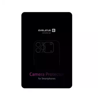 Evelatus Apple iPhone 14 Full Camera Lens Protector Armor grafito