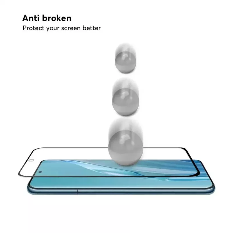 Evelatus Huawei P60 Protector de pantalla 2.5D Full Cover Japan Glue Glass antiestático