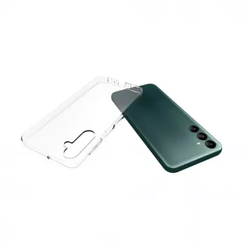 Evelatus Samsung Galaxy A24 funda de silicona transparente 1,5mm TPU transparente