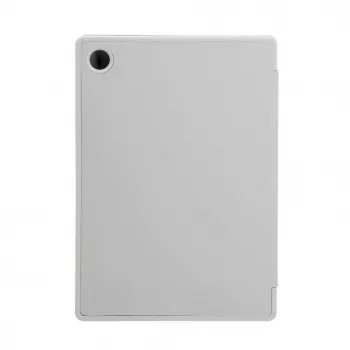 Evelatus Galaxy Tab A8 10.5 (2021) funda tipo libro con interior de imitación de microfibra plata