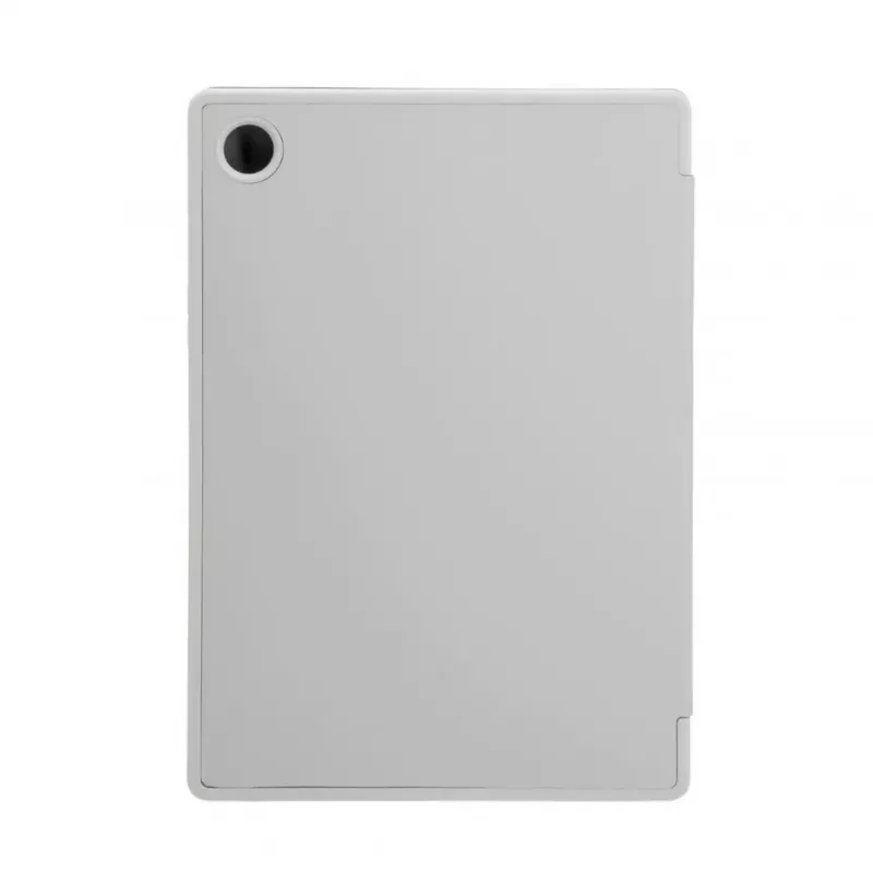 Evelatus Galaxy Tab A8 10.5 (2021) funda tipo libro con interior de imitación de microfibra plata