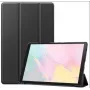 Evelatus Galaxy Tab A7 10.4 (2022) funda tipo folio con interior de imitación de microfibra - negro