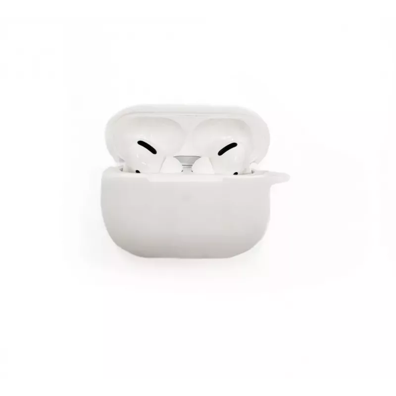 Evelatus Funda de silicona para Apple AirPods Pro 2 blanca