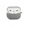 Evelatus Funda de silicona para Apple AirPods Pro 2 plateada