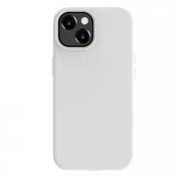 Evelatus Funda de silicona Premium Soft Touch para Apple iPhone 15 blanca