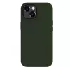 Evelatus Funda de silicona Premium Soft Touch para Apple iPhone 15 verde oliva oscuro