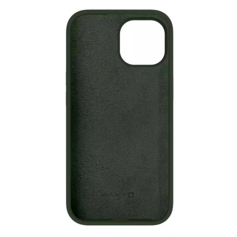 Evelatus Funda de silicona Premium Soft Touch para Apple iPhone 15 verde oliva oscuro