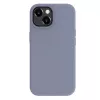 Evelatus Funda de silicona Premium Soft Touch para Apple iPhone 15 gris lavanda