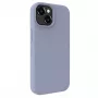 Evelatus Funda de silicona Premium Soft Touch para Apple iPhone 15 gris lavanda