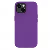 Evelatus Funda de silicona Premium Soft Touch para Apple iPhone 15 Plus morado intenso