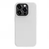 Evelatus Funda de silicona Premium Soft Touch para Apple iPhone 15 Pro blanca