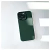 Evelatus Funda de silicona Premium Soft Touch para Apple iPhone 15 Pro verde oliva oscuro