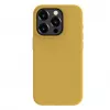 Evelatus Funda de silicona Premium Soft Touch para Apple iPhone 15 Pro dorada