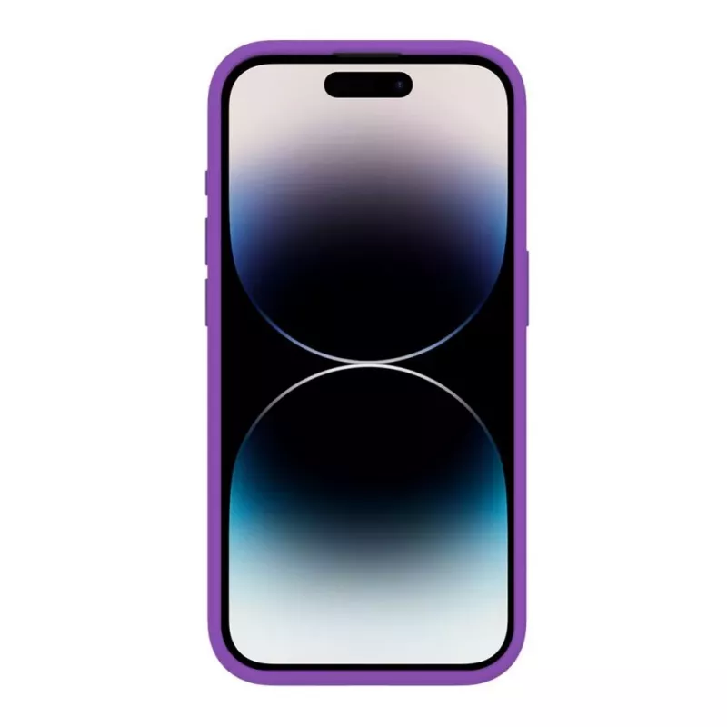 Evelatus Funda de silicona Premium Soft Touch para Apple iPhone 15 Pro Max morado intenso