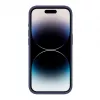 Evelatus Funda de silicona Premium Soft Touch para Apple iPhone 15 Pro Max azul medianoche