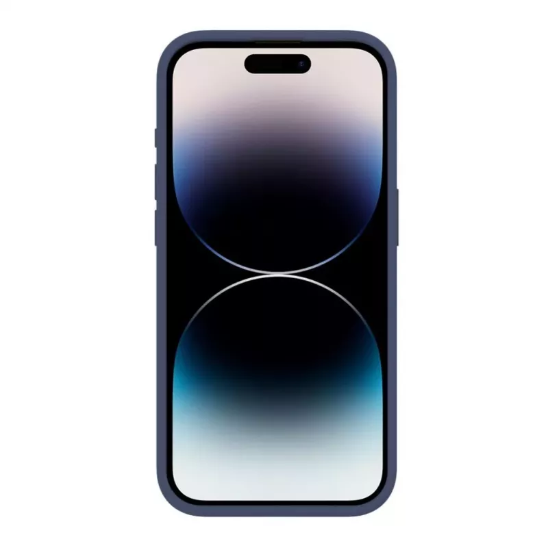 Evelatus Funda de silicona Premium Soft Touch para Apple iPhone 15 Pro Max azul medianoche