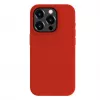 Evelatus Funda de silicona Premium Soft Touch para Apple iPhone 15 Pro Max roja