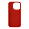 Evelatus Funda de silicona Premium Soft Touch para Apple iPhone 15 Pro Max roja