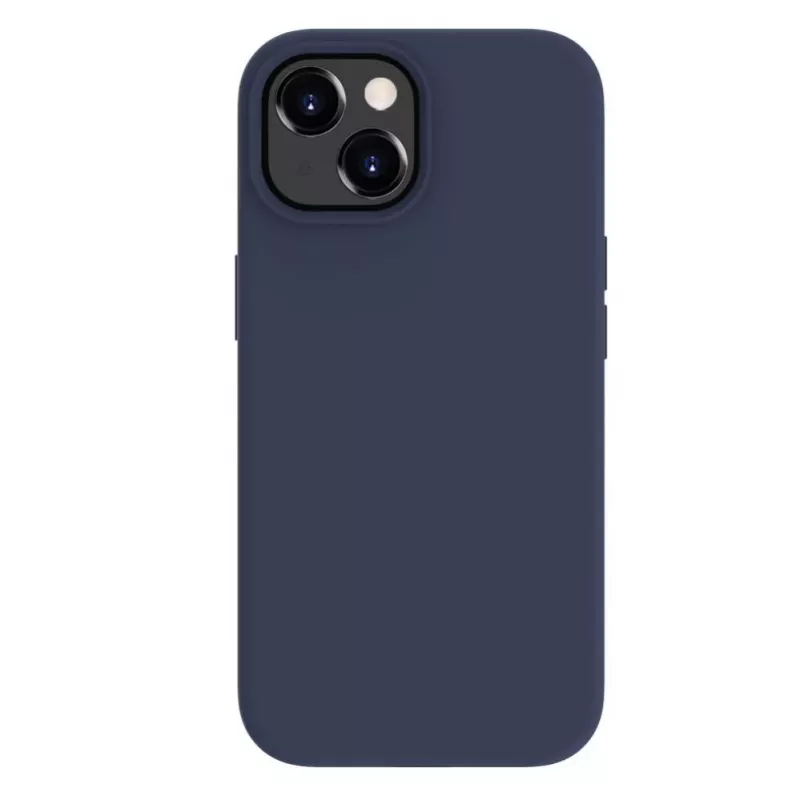 Evelatus Funda de silicona MagSafe Premium Soft Touch para Apple iPhone 15 azul medianoche