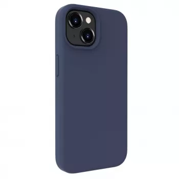 Evelatus Funda de silicona MagSafe Premium Soft Touch para Apple iPhone 15 azul medianoche