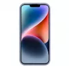 Evelatus Funda de silicona MagSafe Premium Soft Touch para Apple iPhone 15 gris lavanda