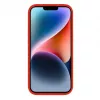 Evelatus Funda de silicona MagSafe Premium Soft Touch para Apple iPhone 15 roja