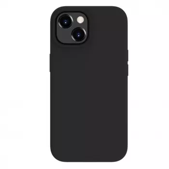 Evelatus Funda de silicona MagSafe Premium Soft Touch para Apple iPhone 15 Plus negra