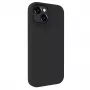 Evelatus Funda de silicona MagSafe Premium Soft Touch para Apple iPhone 15 Plus negra