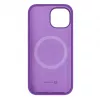 Evelatus Funda de silicona MagSafe Premium Soft Touch para Apple iPhone 15 Plus morado intenso