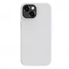 Evelatus Funda de silicona MagSafe Premium Soft Touch para Apple iPhone 15 Plus blanca