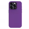 Evelatus Funda de silicona MagSafe Premium Soft Touch para Apple iPhone 15 Pro morado intenso