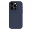 Evelatus Funda de silicona MagSafe Premium Soft Touch para Apple iPhone 15 Pro azul medianoche