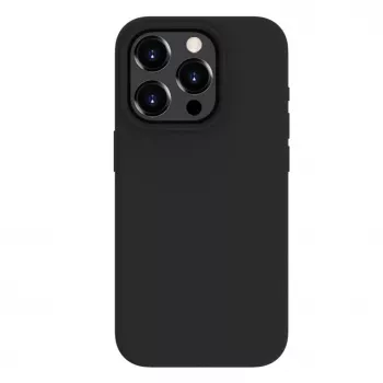 Evelatus Funda de silicona Soft Touch Premium MagSafe para Apple iPhone 15 Pro Max negra