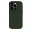Evelatus Funda de silicona Soft Touch Premium MagSafe para Apple iPhone 15 Pro Max verde oliva oscuro
