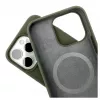 Evelatus Funda de silicona Soft Touch Premium MagSafe para Apple iPhone 15 Pro Max verde oliva oscuro