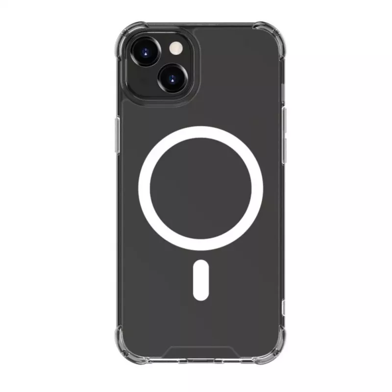 Evelatus Funda antigolpes con MagSafe para Apple iPhone 15 transparente