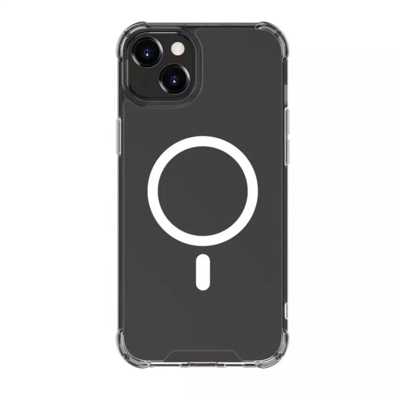 Evelatus Funda antigolpes con MagSafe para Apple iPhone 15 Plus transparente