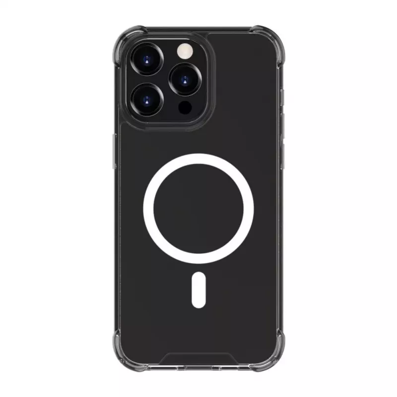Evelatus Funda antigolpes con MagSafe para Apple iPhone 15 Pro Max transparente