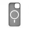 Evelatus Funda híbrida con MagSafe PC+TPU para Apple iPhone 15 plata