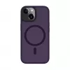 Evelatus Funda híbrida con MagSafe PC+TPU para Apple iPhone 15 morado oscuro