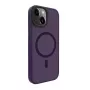 Evelatus Funda híbrida con MagSafe PC+TPU para Apple iPhone 15 morado oscuro