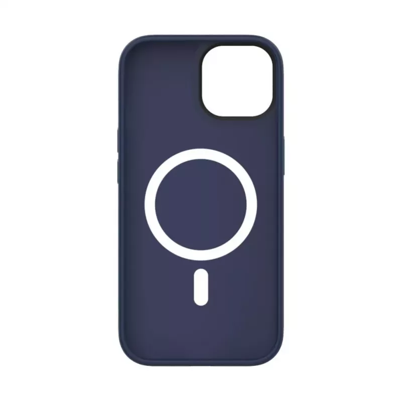 Evelatus Funda híbrida con MagSafe PC+TPU para Apple iPhone 15 Plus azul oscuro