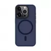 Evelatus Funda híbrida con MagSafe y protección de cámara PC+TPU para Apple iPhone 15 Pro azul oscuro