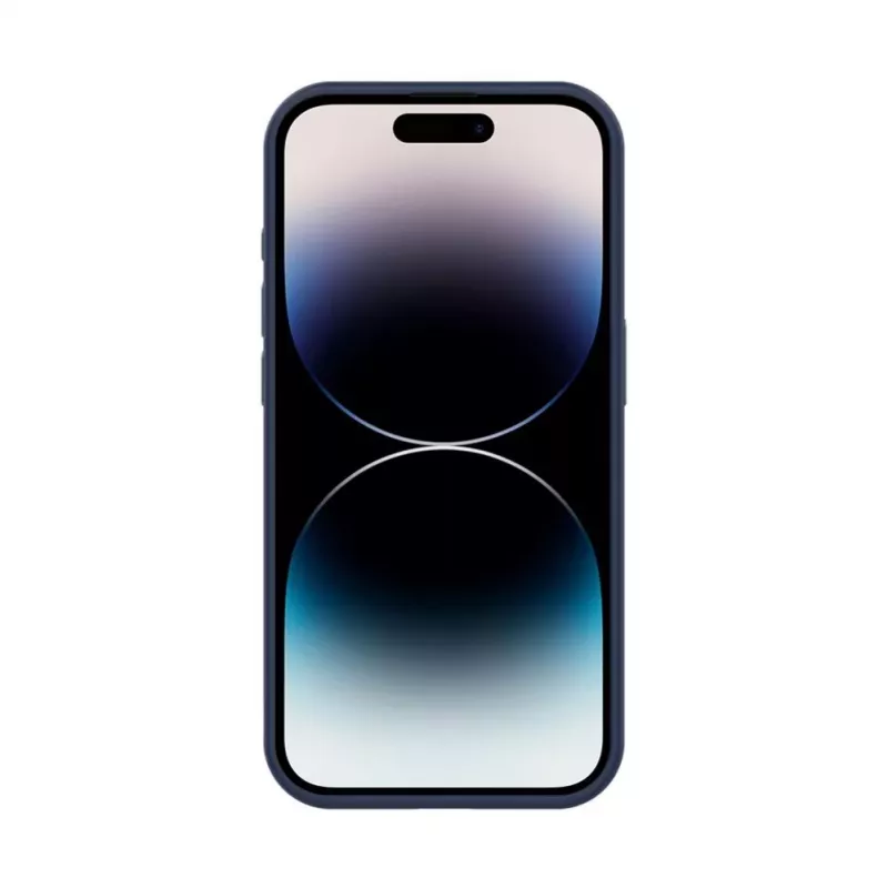 Evelatus Funda híbrida con MagSafe y protección de cámara PC+TPU para Apple iPhone 15 Pro azul oscuro
