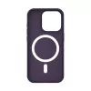 Evelatus Funda híbrida con MagSafe PC+TPU para Apple iPhone 15 Pro morado oscuro
