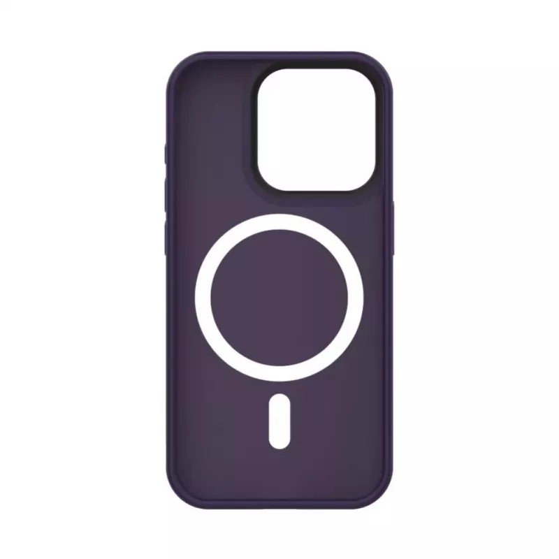Evelatus Funda híbrida con MagSafe PC+TPU para Apple iPhone 15 Pro morado oscuro